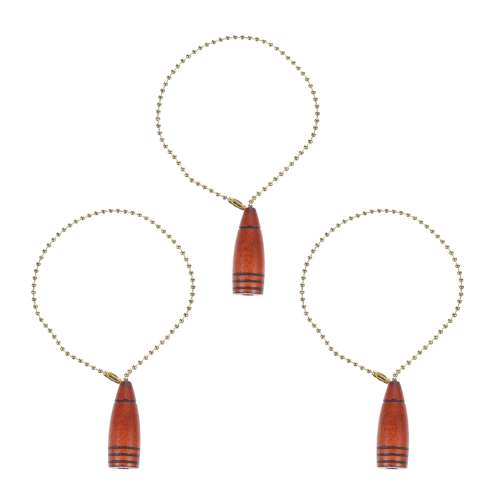 3Pcs Ceiling Fan Pull Chain Switch Beaded Metal Chain for Pendant Lamp Ceiling Fan Retro Decor Home Lighting Fixture Replacement