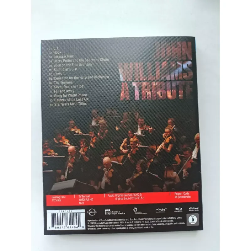 Blu-ray Disc Tribute to John Williams Performance by the Danish National Symphony Orchestra Anthony