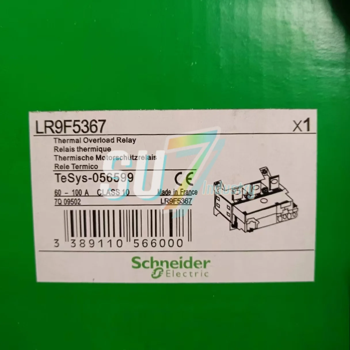 

Новое реле тепловой перегрузки в коробке LR9D5369 LR9F5367 LR9F5371