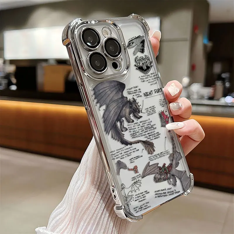 How to Trains Your Dragons Toothless Plating Phone Case For iPhone 16e 16 15 14 13 12 11 Pro Max XR XSMax 8 7 6 Mini Plus Cover #4