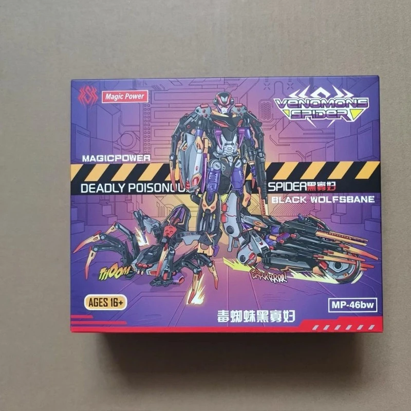 Magic Power Transformation MP-46BW MP46BW Blackarachnia Black Wolfsbdne Actionfigur Roboterspielzeug