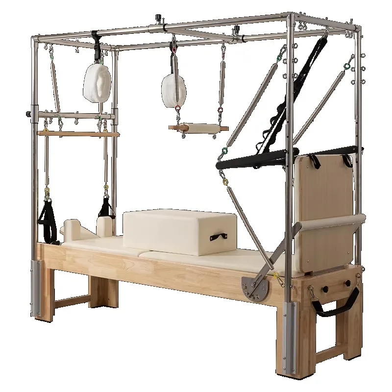 

YTYIN Studio/Home 2025 New Eco-friendly Pilates Reformers Oak 3 In 1 Body Fitness Equipment Factory Direct Sales Best P