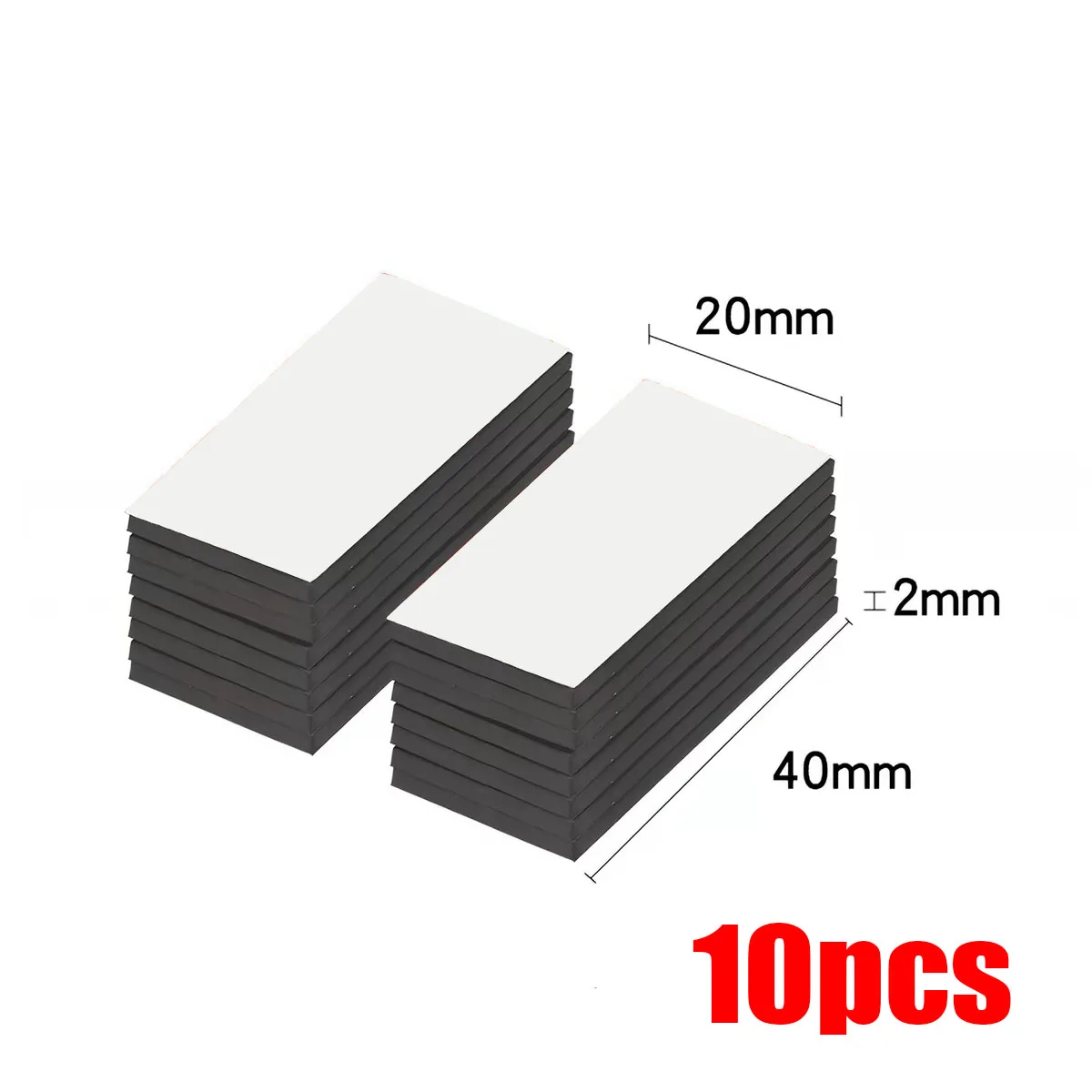 Magnets with Adhesive Backing Magnetic Sheets Office Refrigerator Flexible Magnetic Sticky Stickers For Home