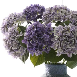 Artificial Latex Film Hydrangea Flower with Fruit Hydrangea Fake Flowers Decorations Wedding Party Event Luxury Home Decoration