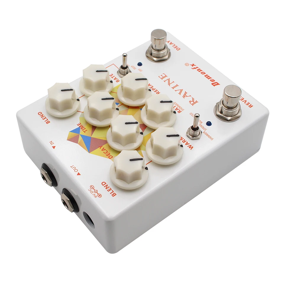 Demonfx Guitar Effect Pedal Combines Delay and Reverb Effects with