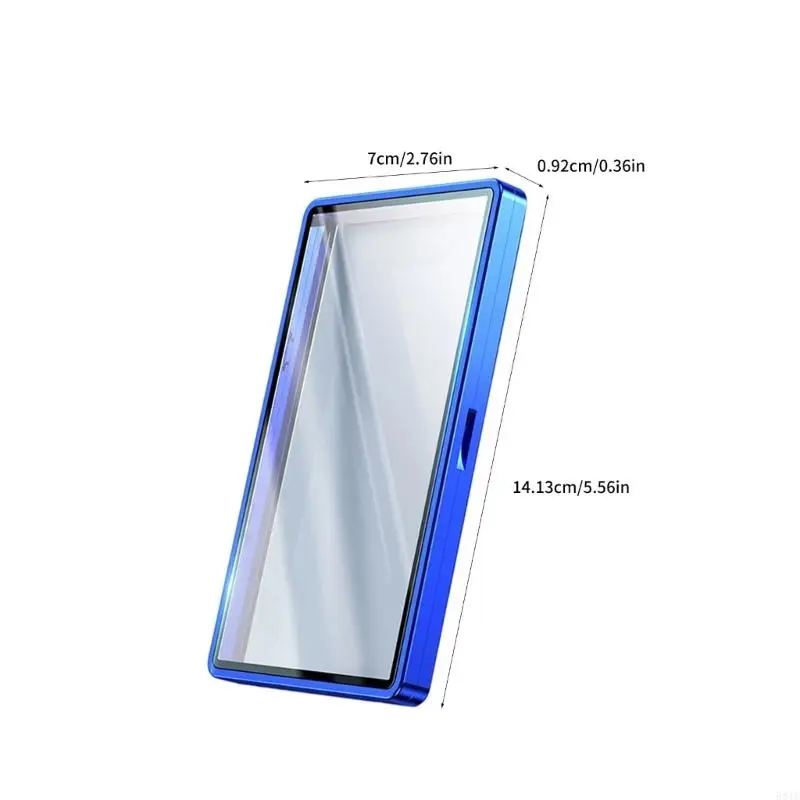 581F Tarjeta cierre magnética Soporte seguro Protección envoltura completa Caso protección tarjeta clasificada para