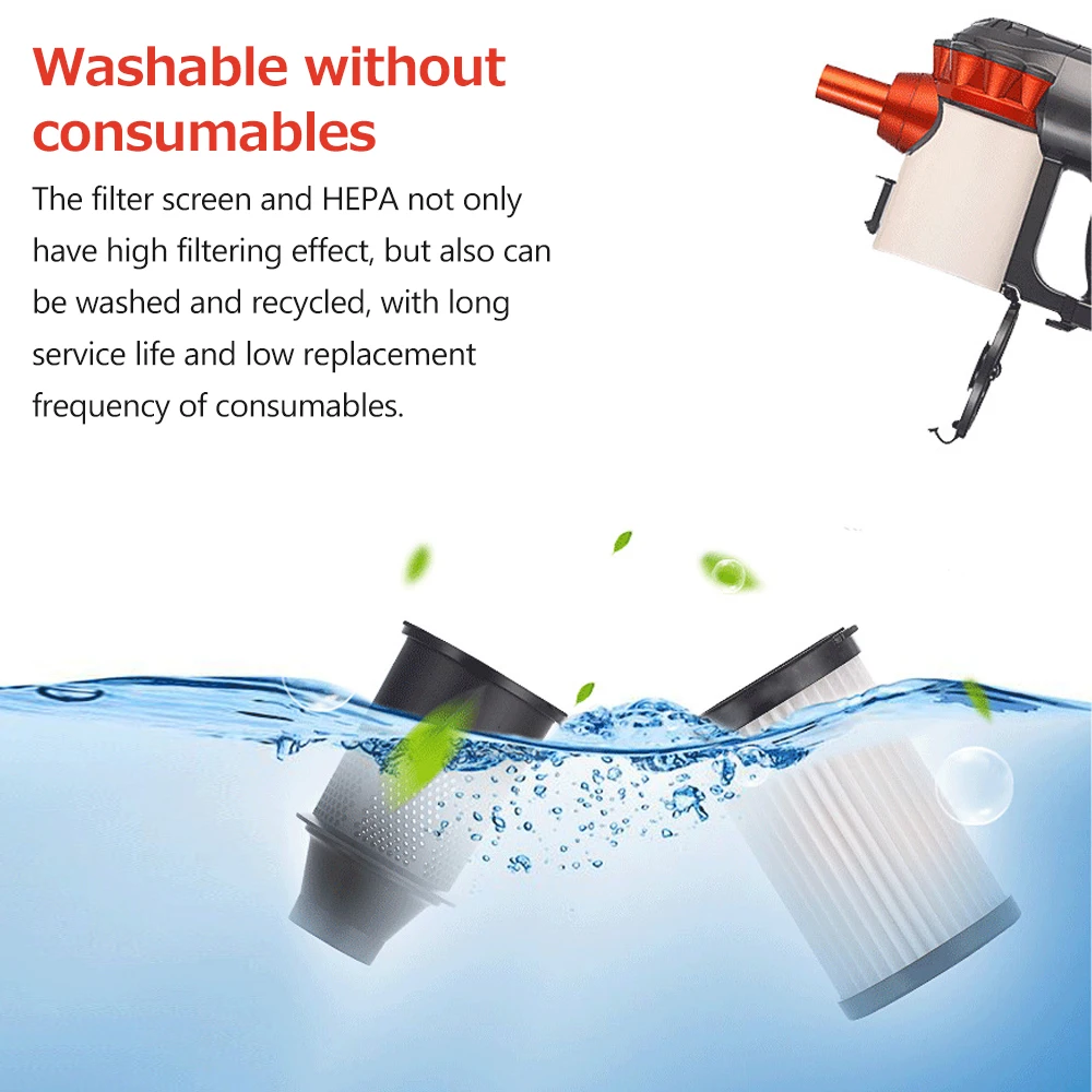 18KPA Vacuum Cleaner Handheld High Pressure Cleaner GHA585 600W Portable Household Wet and Dry Dual Use Cleaning Machine Home