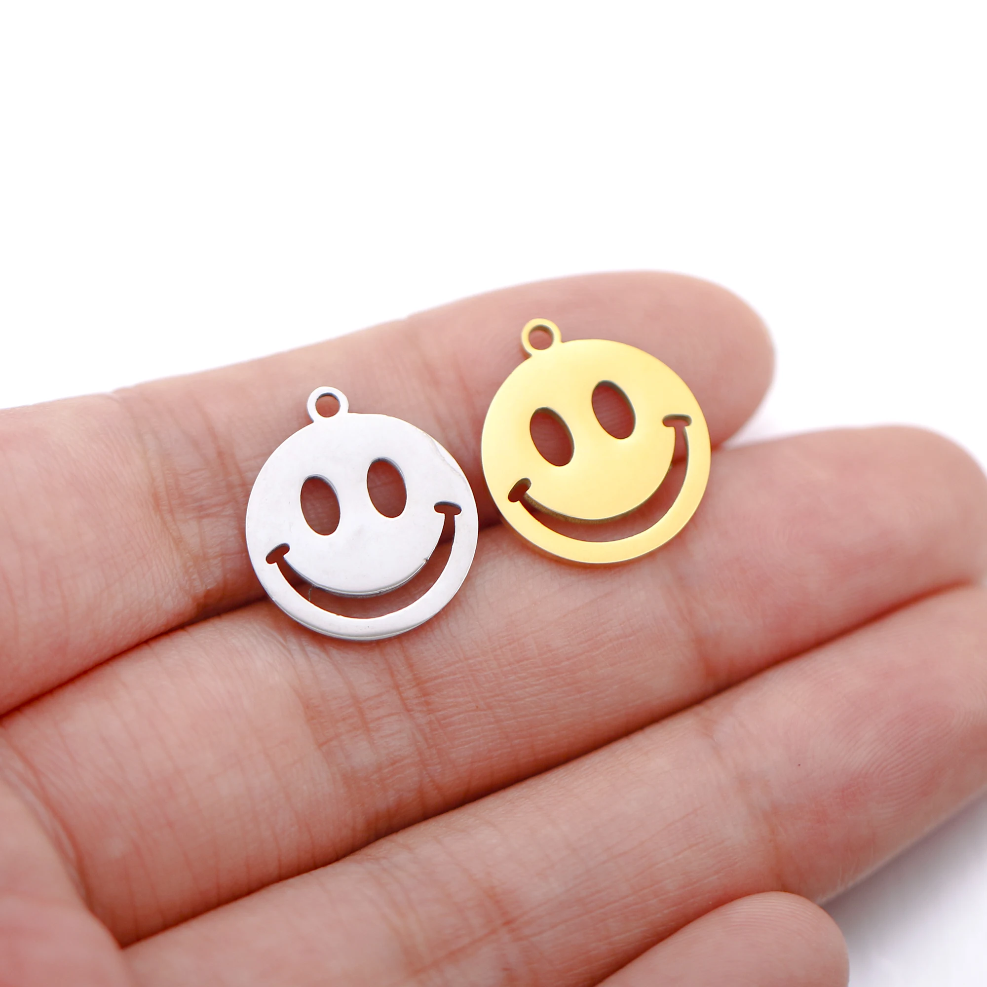 5 teile/los Edelstahl Sonne Mond Sterne Charms Für Schmuck Machen Liefert Diy Ohrringe Armband Halskette Zubehör Großhandel – Detail 19