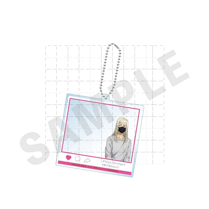 Game Ran Haitani Rindo Chifuyu Draken IZANA KUROKAWA Keychain Doll Anime Acrylic Keyring Pendant for Gift