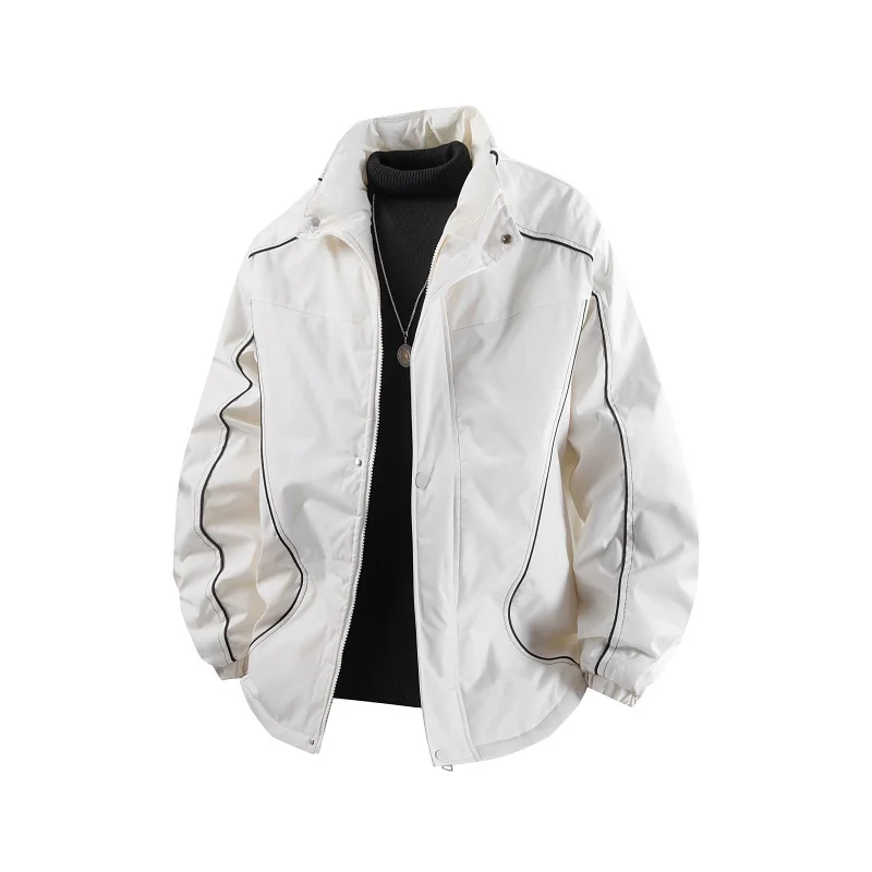 Herren-Winterjacke aus verdickter Baumwolle, lockere Passform, Oberbekleidung für kaltes Wetter, bequemer warmer Baumwollmantel