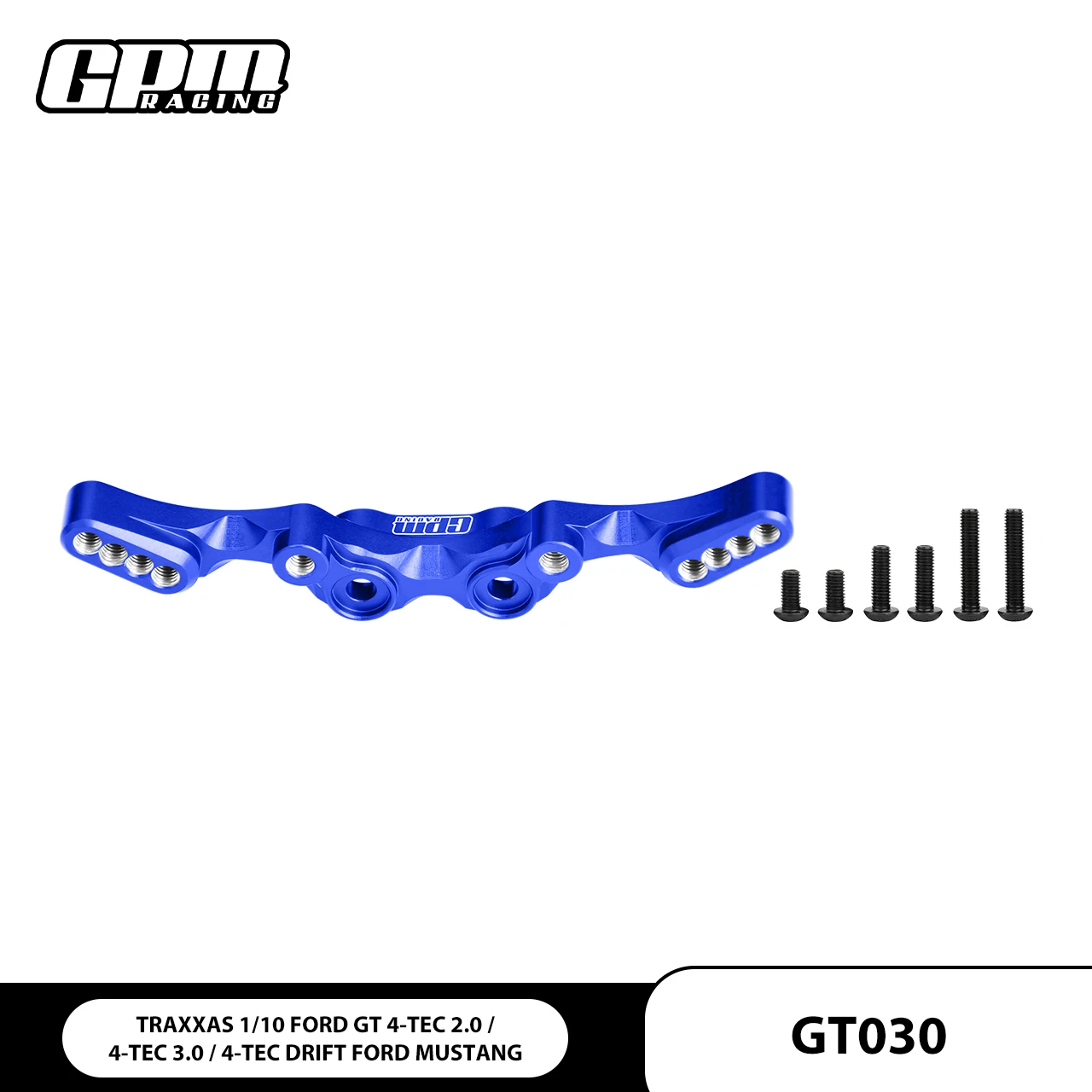 GPM Alu Rear Shock Towers For TRAXXAS 1/10 Ford GT 4-TEC Drift Ford Mustang