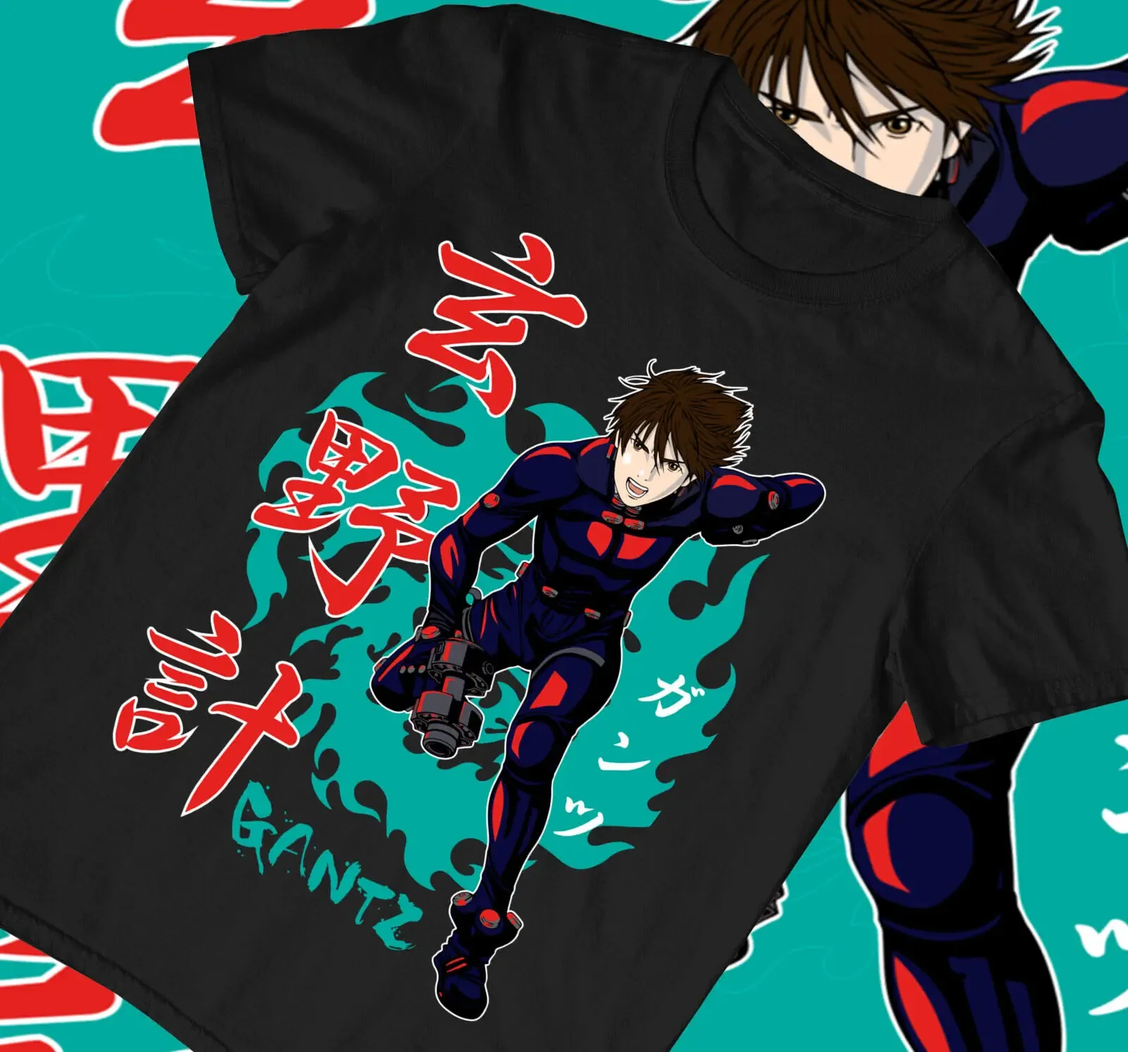 kei,kurono,gantz,anime,reika,kato,masaru,alien,team tokyo, New T-shirt