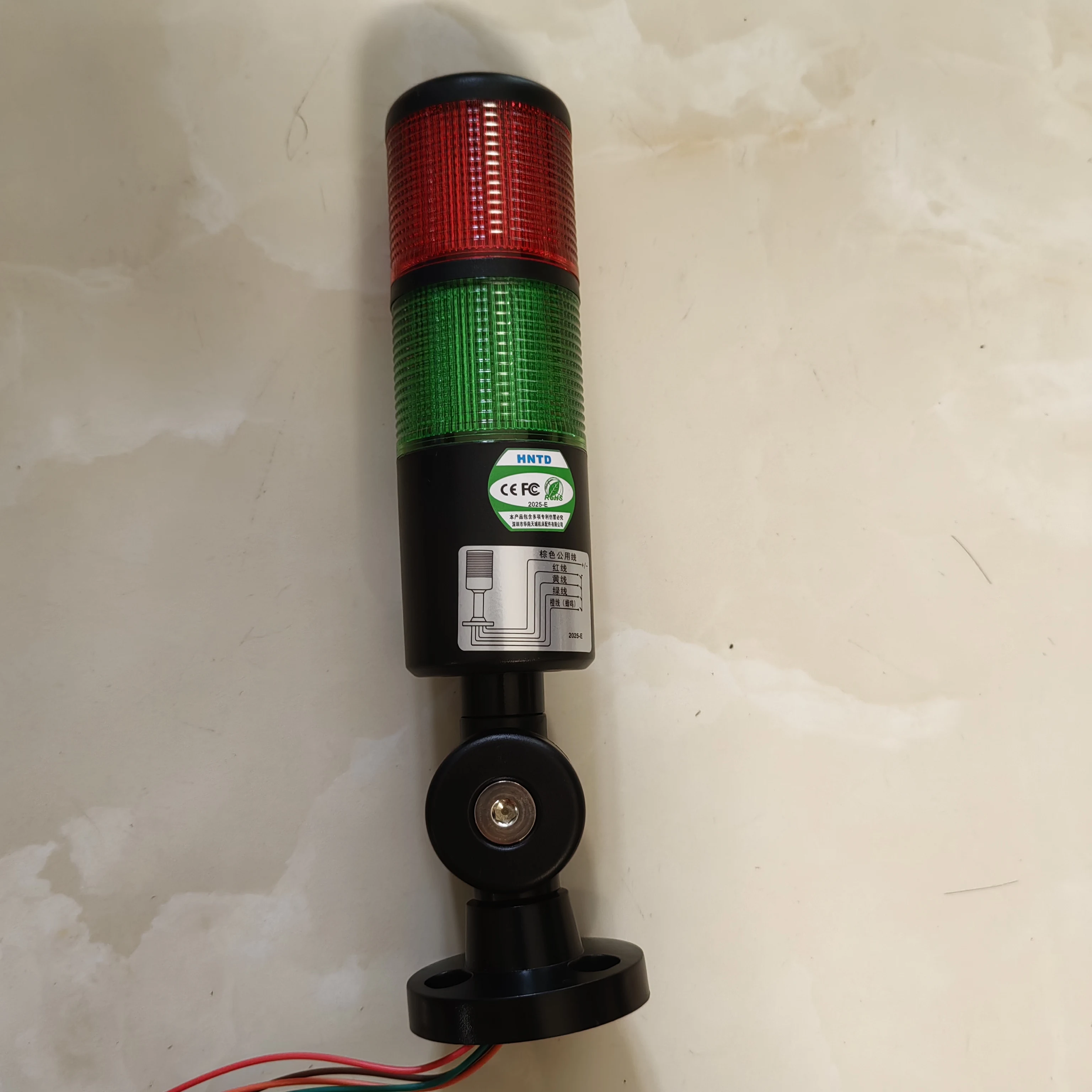 Black 24V Industrial Signal Tower Safety Stack Alarm Light Led Multilayer Foldable Buzzer Caution Warning Lamp For CNC Machines