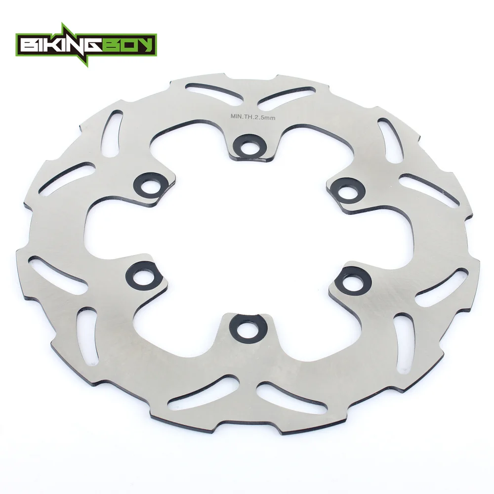 BIKINGBOY Front Rear Brake Discs Disks Rotor For KX85 00-21 KX100 05-17 KX80 84-99 KX 85 BIG WHEEL 01-21 06 07 08 09 10 11 12 13