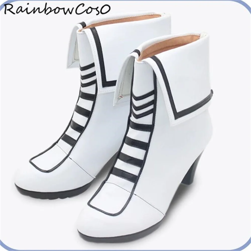 Sherry Barnett De Eminentie in Schaduw Cosplay Schoenen Laarzen Game Anime Party Halloween Kerst RainbowCos0 W3937