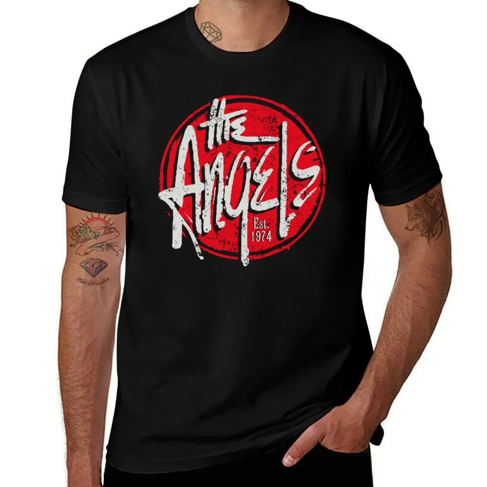 

THE ANGELS BAND T-Shirt t shirts for man graphic tees funny t shirts cotton