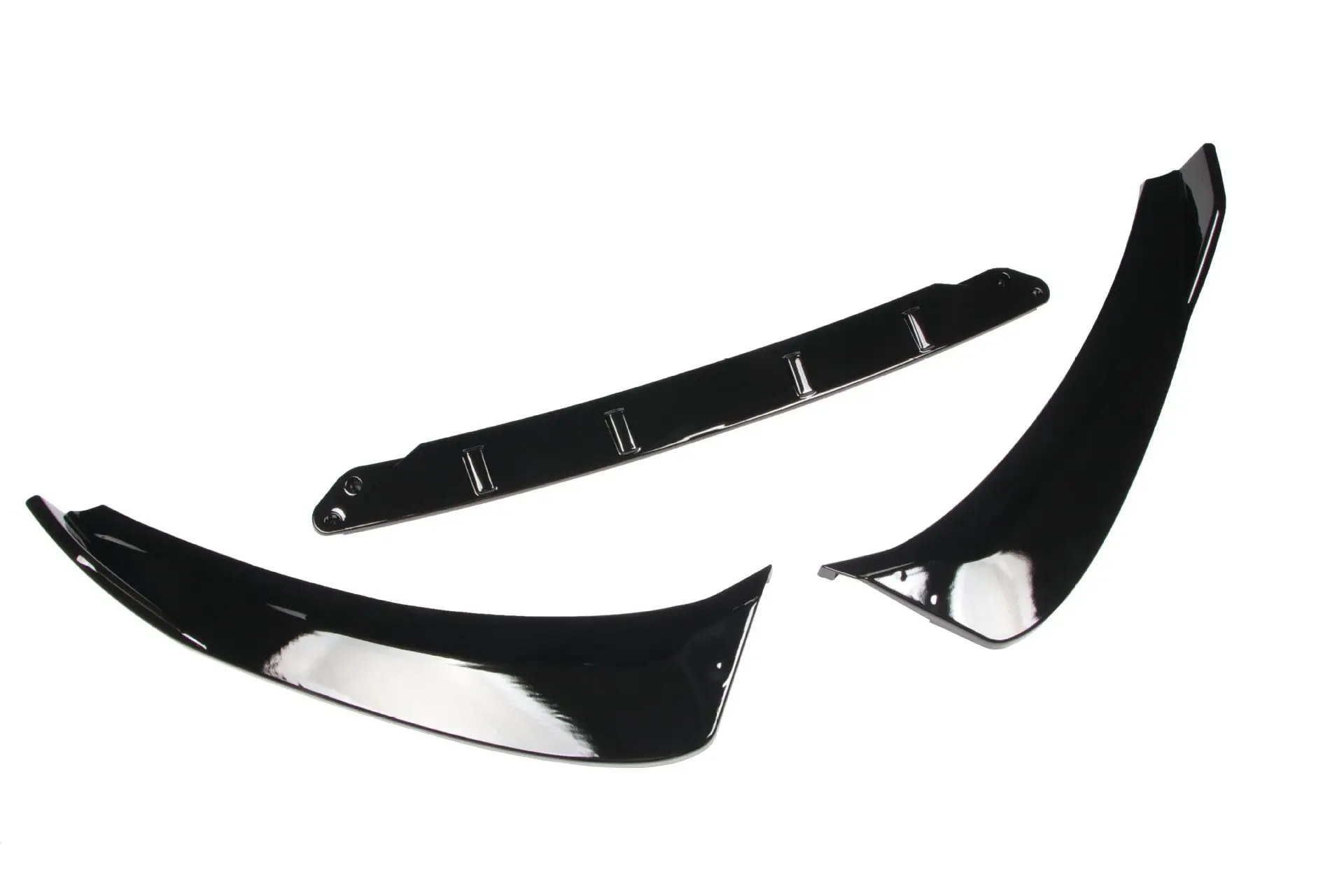 Car Accessory  Gloss Black Car Front Bumper Splitter Lip Diffuser Body Kit Spoiler Guard For Ford Fusion Mondeo 2017 2018