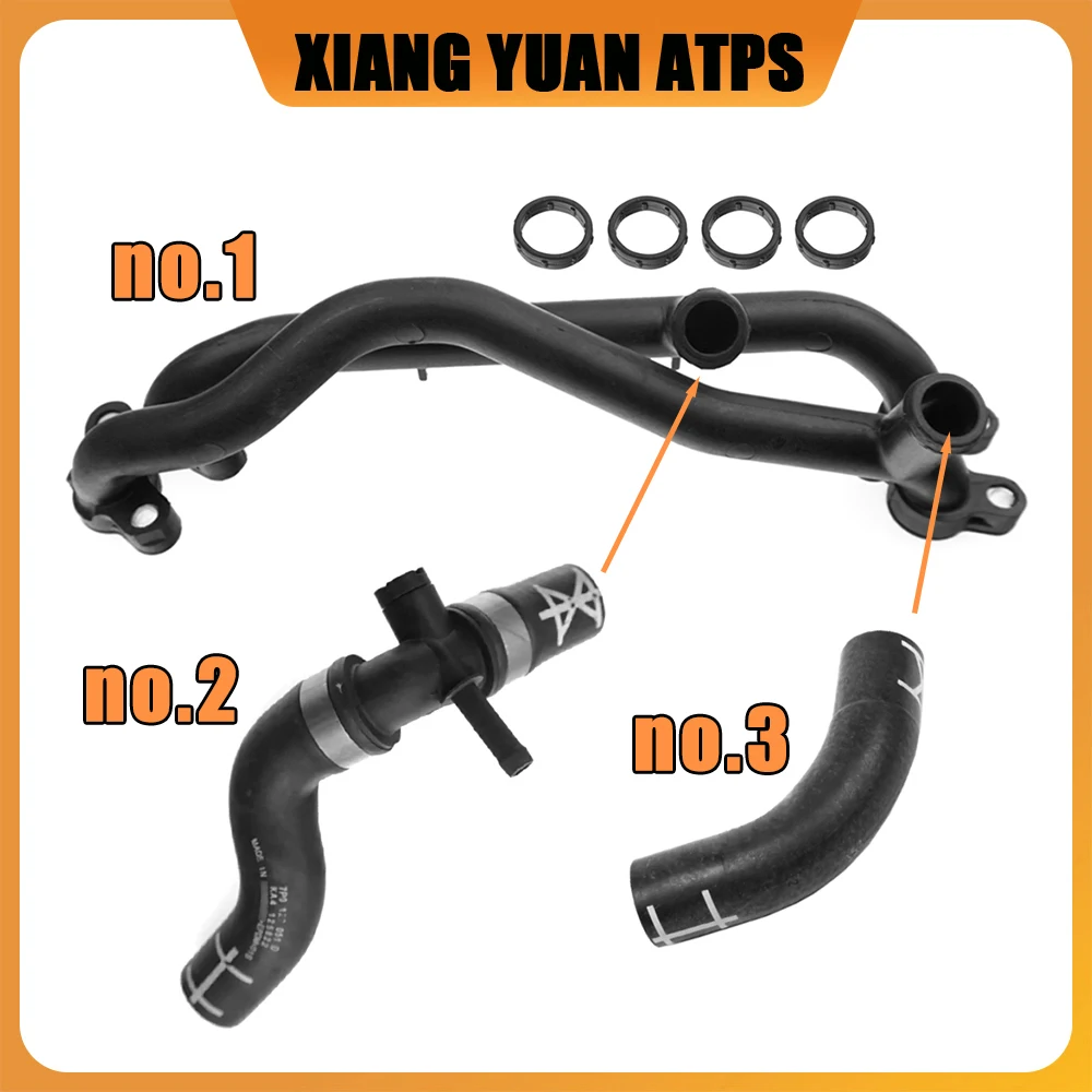 

06E121083A 06E121083J 06E121083N 7P0122051D 7P0121101C Engine Coolant Hose Antifreeze Pipe For VW Touareg 7P 2011 2012 2013-2018