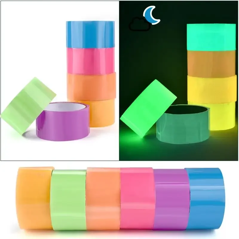 10m/Roll Sticky Ball Tapes Luminous DIY Stress Relaxing Toy Making Rolling Ball Decompression Tape Toy Kids Adult Funny Gift