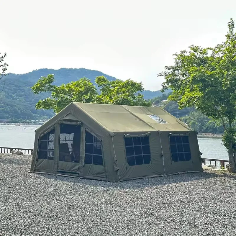 FOODLINE Glamping Tent Large Space Waterproof Windproof Luxury Camping Tent For Family Outdoor Backyard Party Use