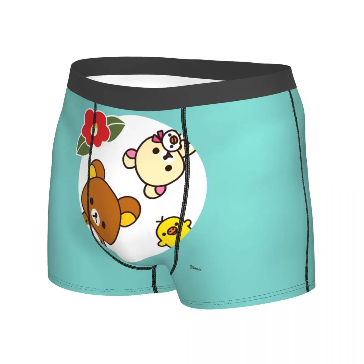 Rilakkumas Boxershorts Easy Bear Pouch Underwear High Quality Printed Boxer Brief Novelty Males Underpants Big Size