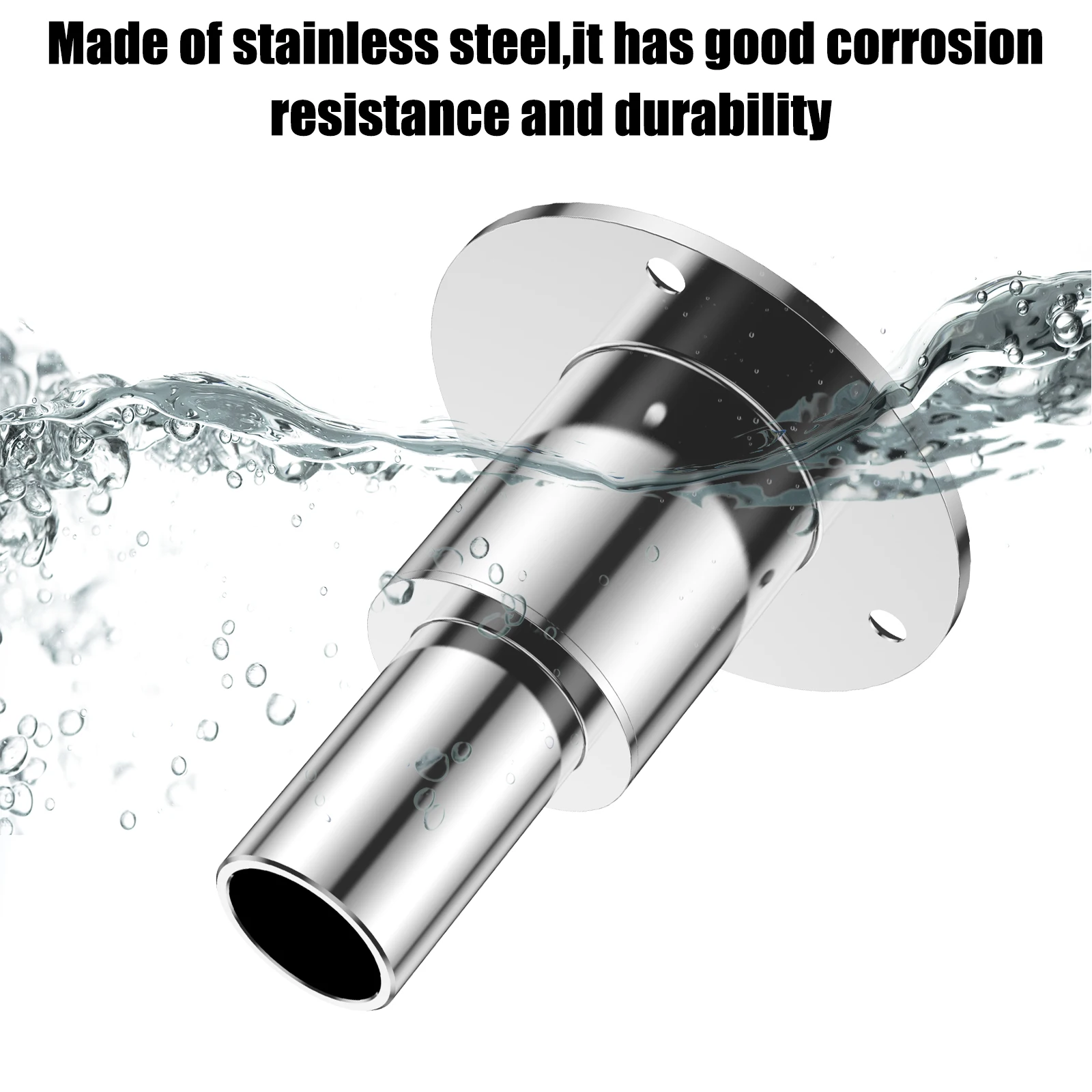 من خلال بدن العادم الجلد تركيب عدة الفولاذ المقاوم للصدأ سخان الديزل العادم الجلد المناسب 24 مللي متر أنبوب الأنابيب قطر المقبس مع المسمار #4