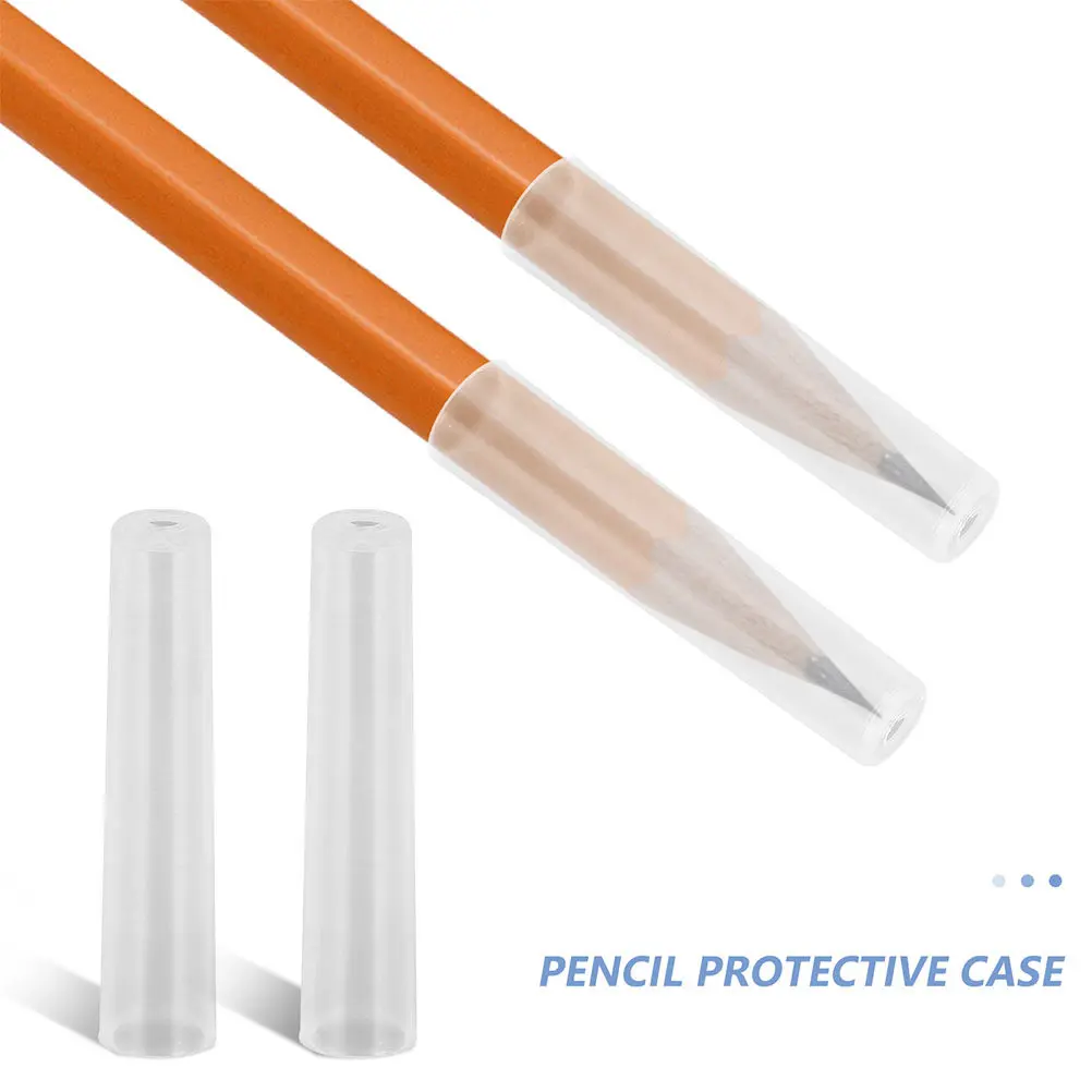 

20Pcs Pencil Caps Pencil Tip Covers Pencil Top Pencil Protective Cap Extender Holders For Artists School Office Supplies