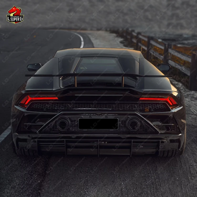 Auto Spoiler N Stil für Lamborghini LP610 EVO Modifizierter Heckflügel Spoiler N Carbon Faser Material Spoiler