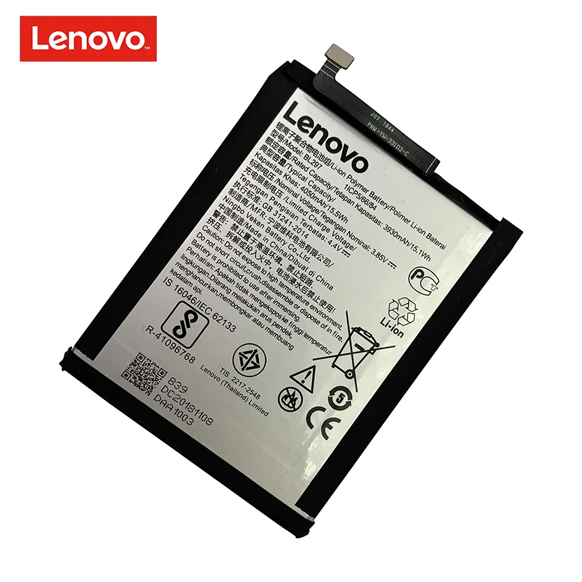 100% Original 4050mAh BL297 Battery For Lenovo K5 Pro L38111 L38041 Z6 Lite Mobile Phone Replacement Batteries Bateria