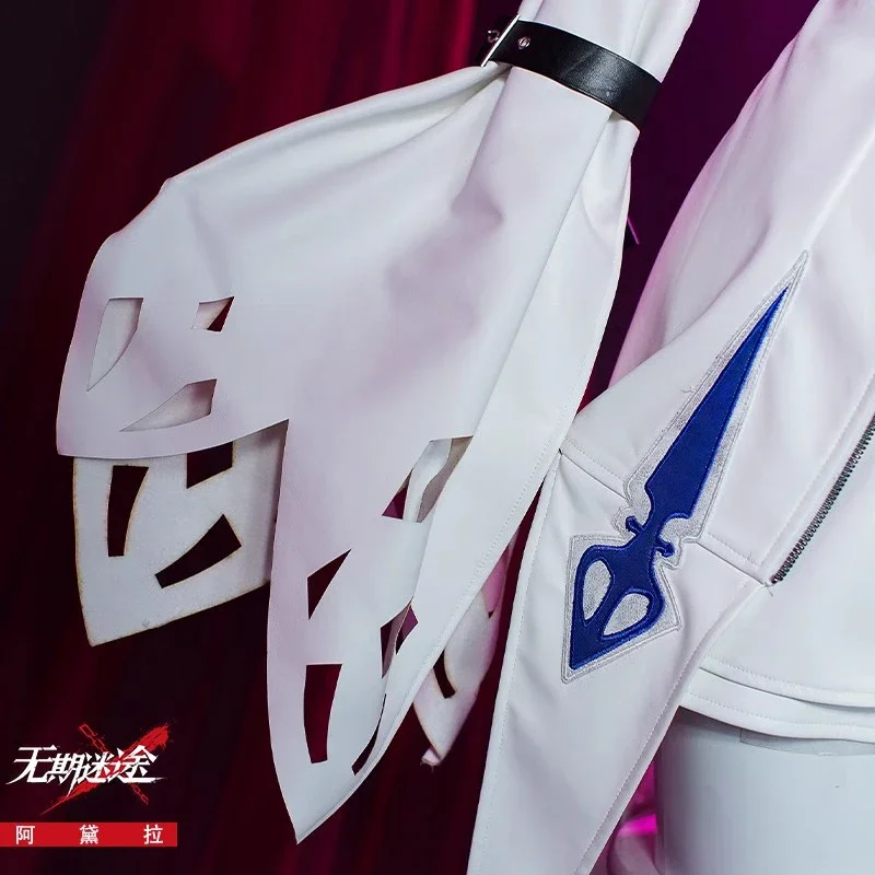 أديلا تأثيري الطريق إلى أي مكان تأثيري البدلة رائع جلدية تأثيري حلي شعر مستعار أحذية هالوين حفلة لعب الأدوار الزي هدية شعر مستعار #5