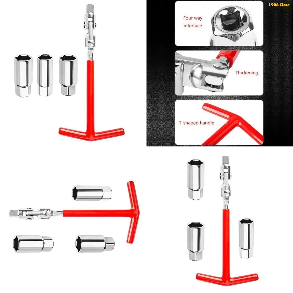 U1JB Spanners 16mm 18mm 21mm THandle WrenchRemover Socket Removal Tool