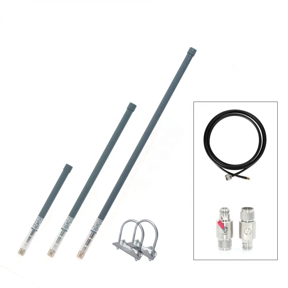 

Fiberglass Antenna 868MHz 915MHz Omni directional 5.8dbi 6dBi 8dbi 10dbi Fiberglass Antenna for Helium Miner