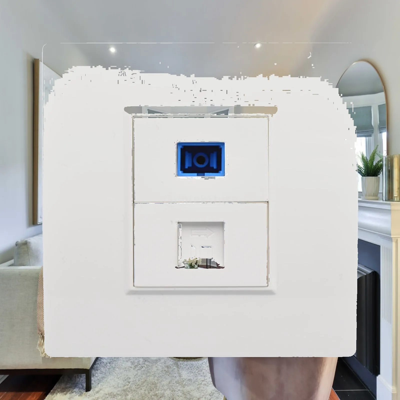 Network Wall Plate Outlet Accs Optical Interface for Cable Installation