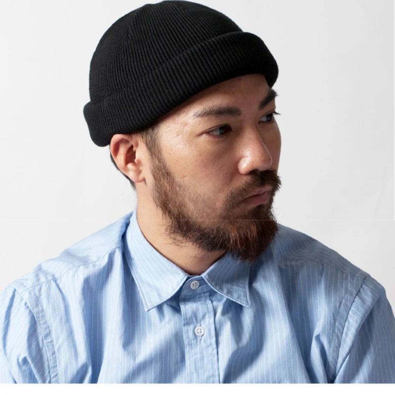 Skull Caps For Men & Women With Solid Color Knit | Warm Cotton Beanie Dome Design Simple Kufi Cap