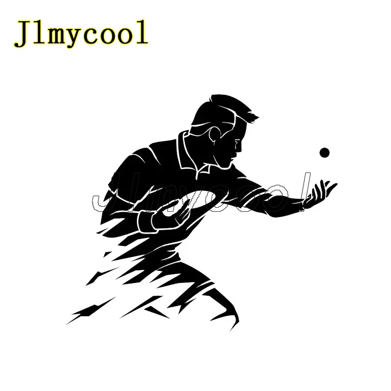 14,6*12,7 см модный пинг-понг спортивный декор автомобильный бампер виниловая наклейка Декор наклейка наклейка