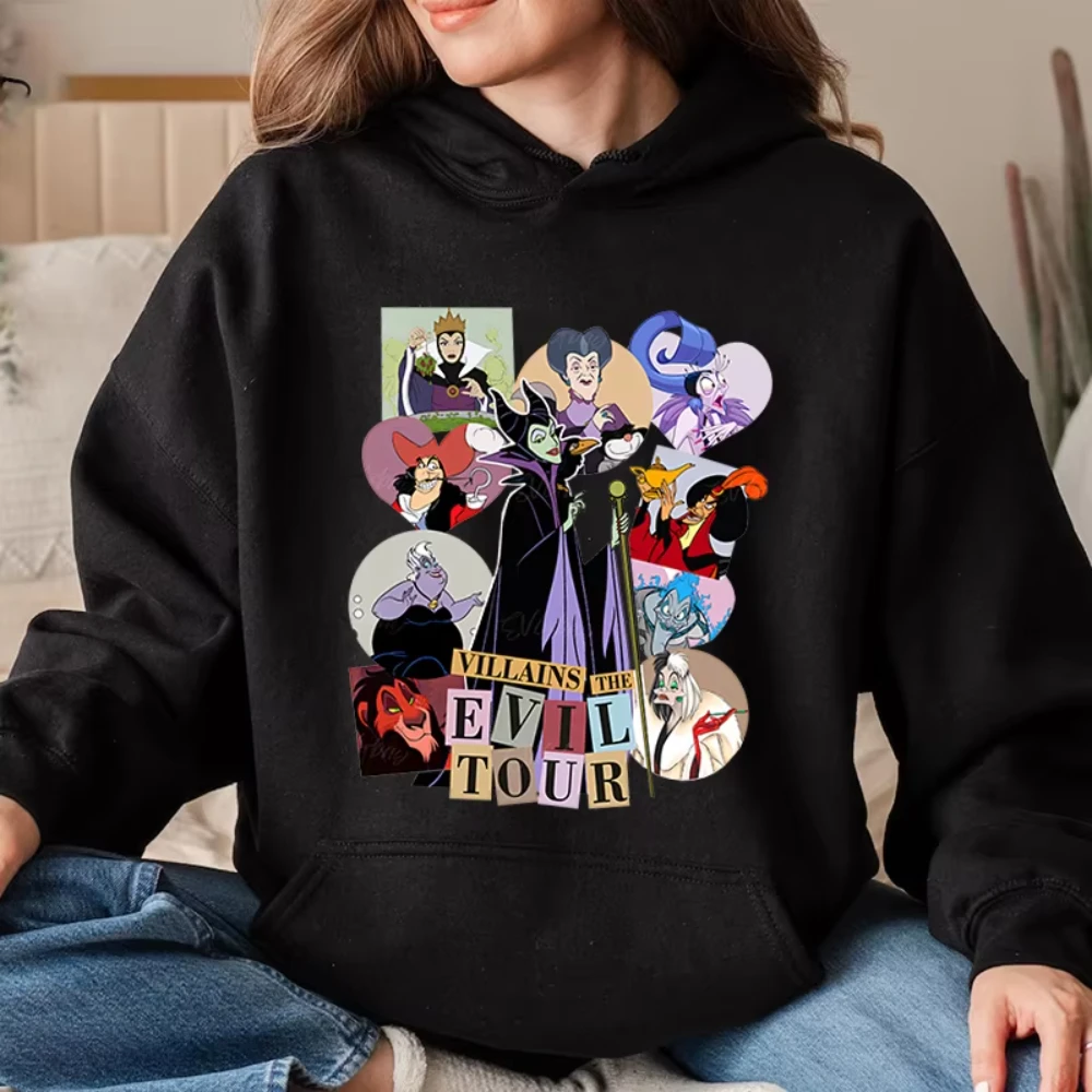 

2025 New Retro Disney Casual Fashion Trendy Sports Hoodie Series Autumn/Winter Campus Style Unisex for Boys and Girls