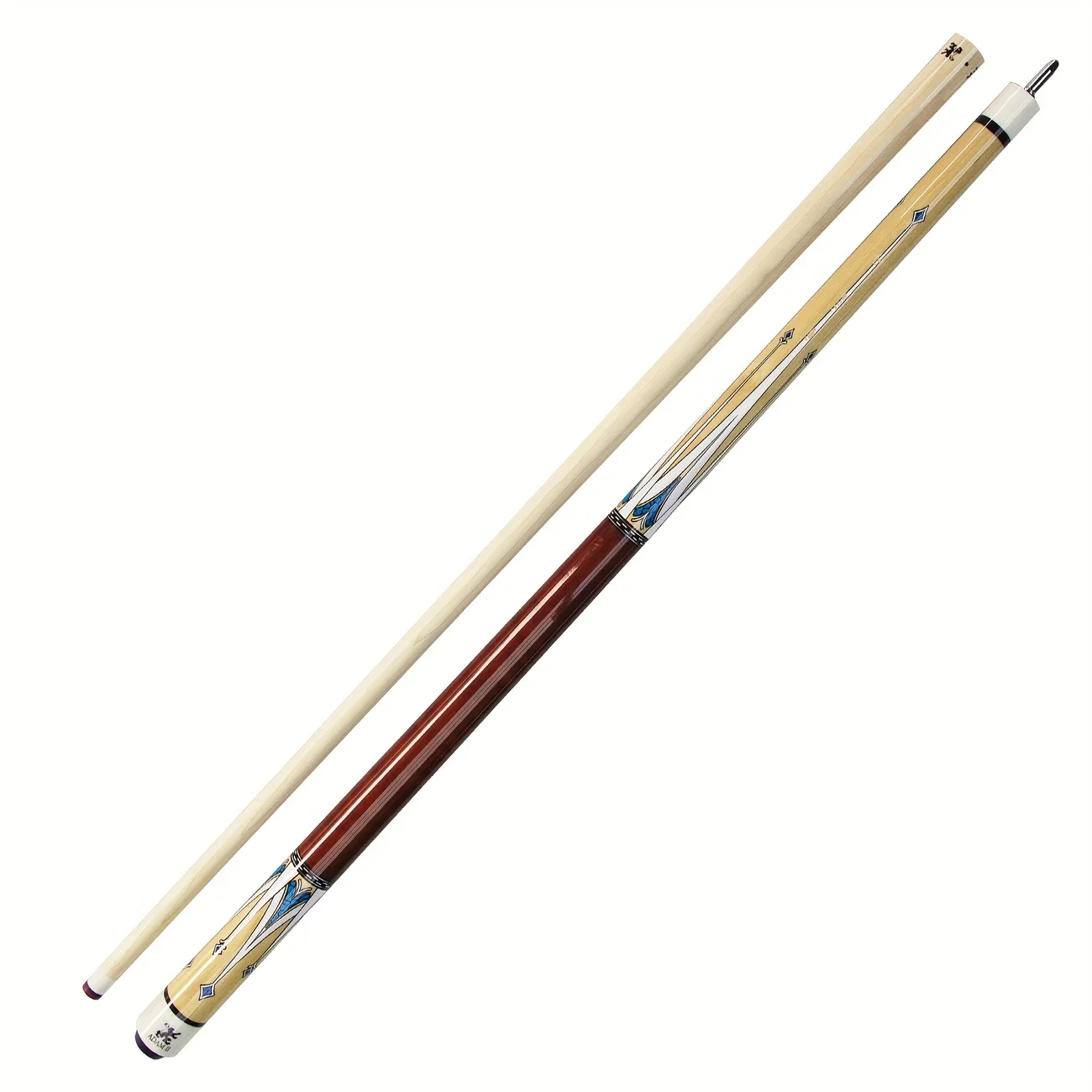 13mm Canadian Maple Pool Cue joint Quickly connect teeth for Beginners/Intermediate Players High Quality Elegant Pattern Shaft