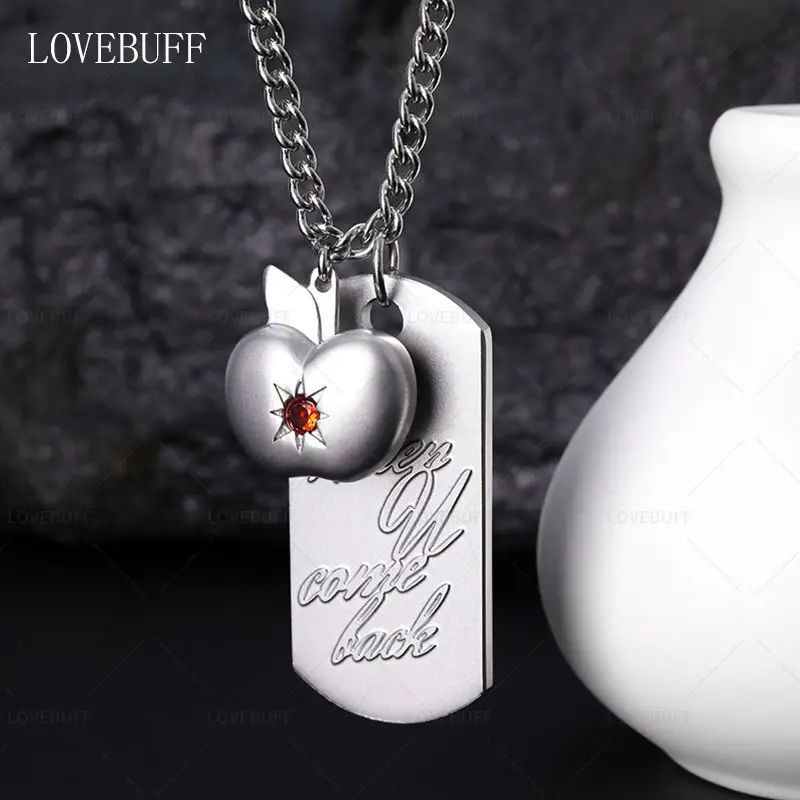 Love And Deepspace Caleb Lovebuff Apple Necklace Pendant Colleagues Jewelry 3D Apple A Birthday Present Hand Strap Xia Yi Zhou