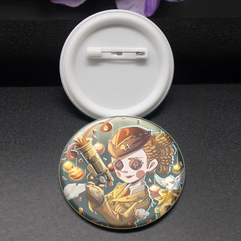 Game Anime Identity V Pin Cartoon Brooch Badge for Backpack Cothes Accessories 32/44/58mm Anime Collection Badge Hat Decoration