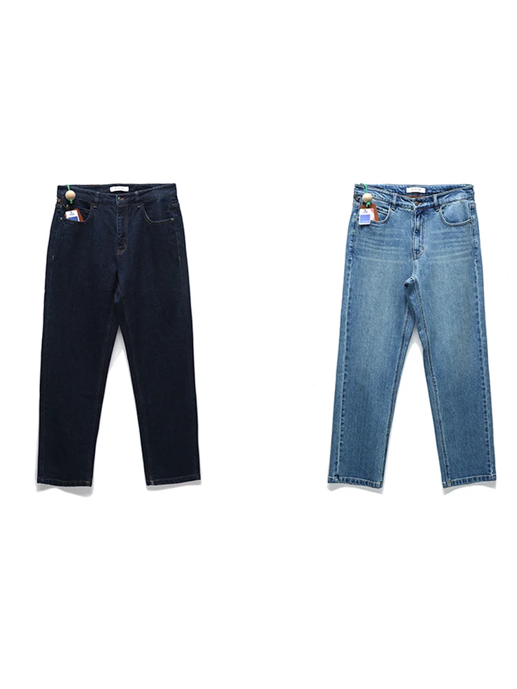 Classic Elegant High Waist Comfortable Elastic Straight Leg Casual Pants for Men Soft Skin-friendly Fashion Urban Style