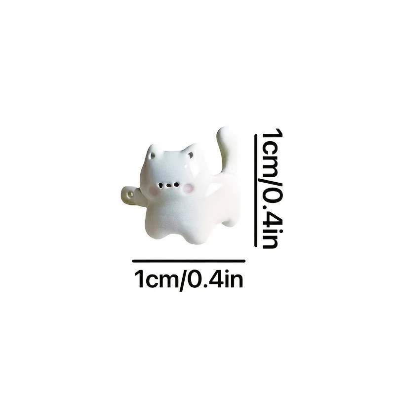 الكرتون القط قرط كبس جديد لطيف لينة لطيف الحلو البنت القلب صغير دقيق لا ثقب الأذن أقراط مجوهرات عصرية عالية القيمة