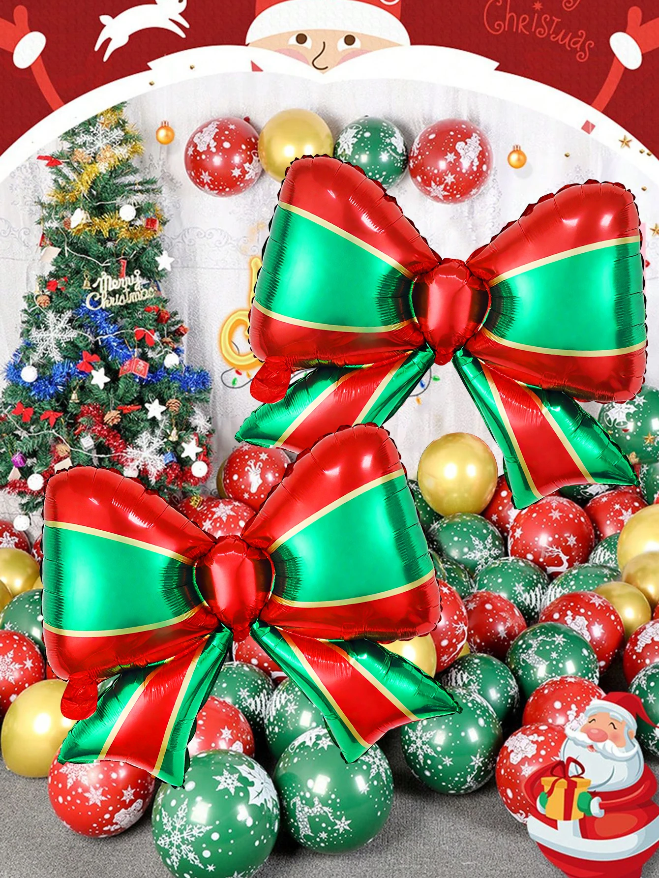 قطعتان من بالونات قوس عيد الميلاد، عيد الميلاد، الزفاف، لوازم حفلات أعياد الميلاد، موضوع القوس، ديكور الحفلات، الاحتفال بالعطلات #4