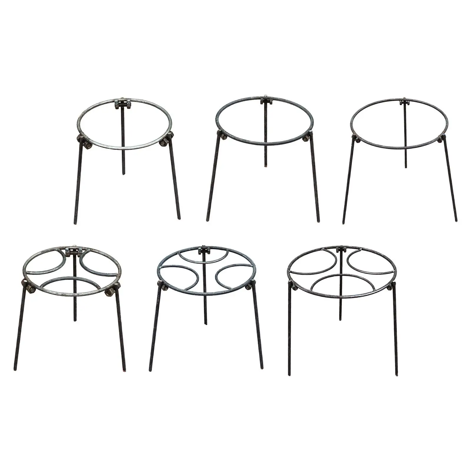 Faltbarer Camping-Dreifuß-Topfständer aus robustem Stahl – Grill- und Ofenständer für Lagerfeuer, Outdoor, Wandern, Garten und Rasen