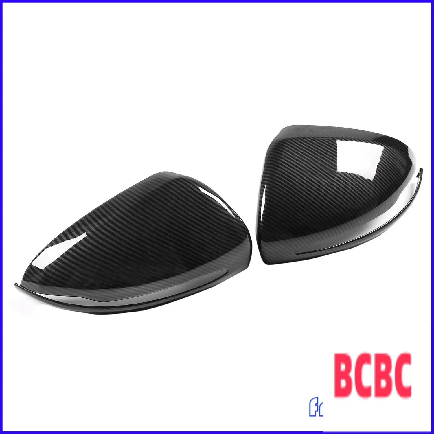 BB-For Mercedes Benz B C E S GLB GLC Class W205 W213 W253 ألياف الكربون ABS الجانب مرآة الرؤية الخلفية غطاء الكسوة #4