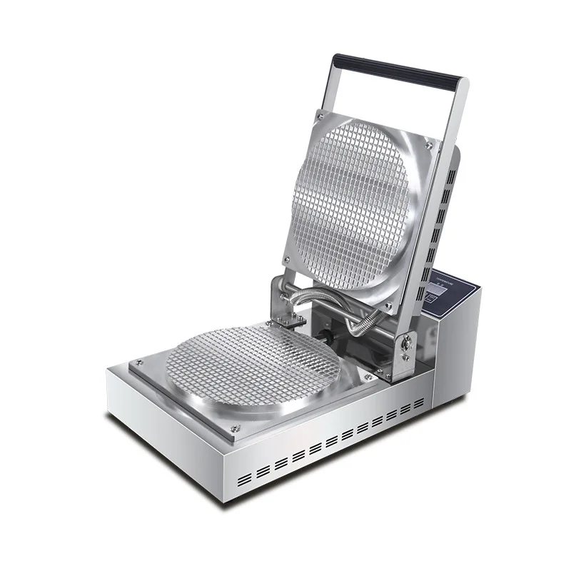 

Popular New Design Commercial Electric Waffle Cone Maker Ice Cream Cone Maker Customized Carved Logo