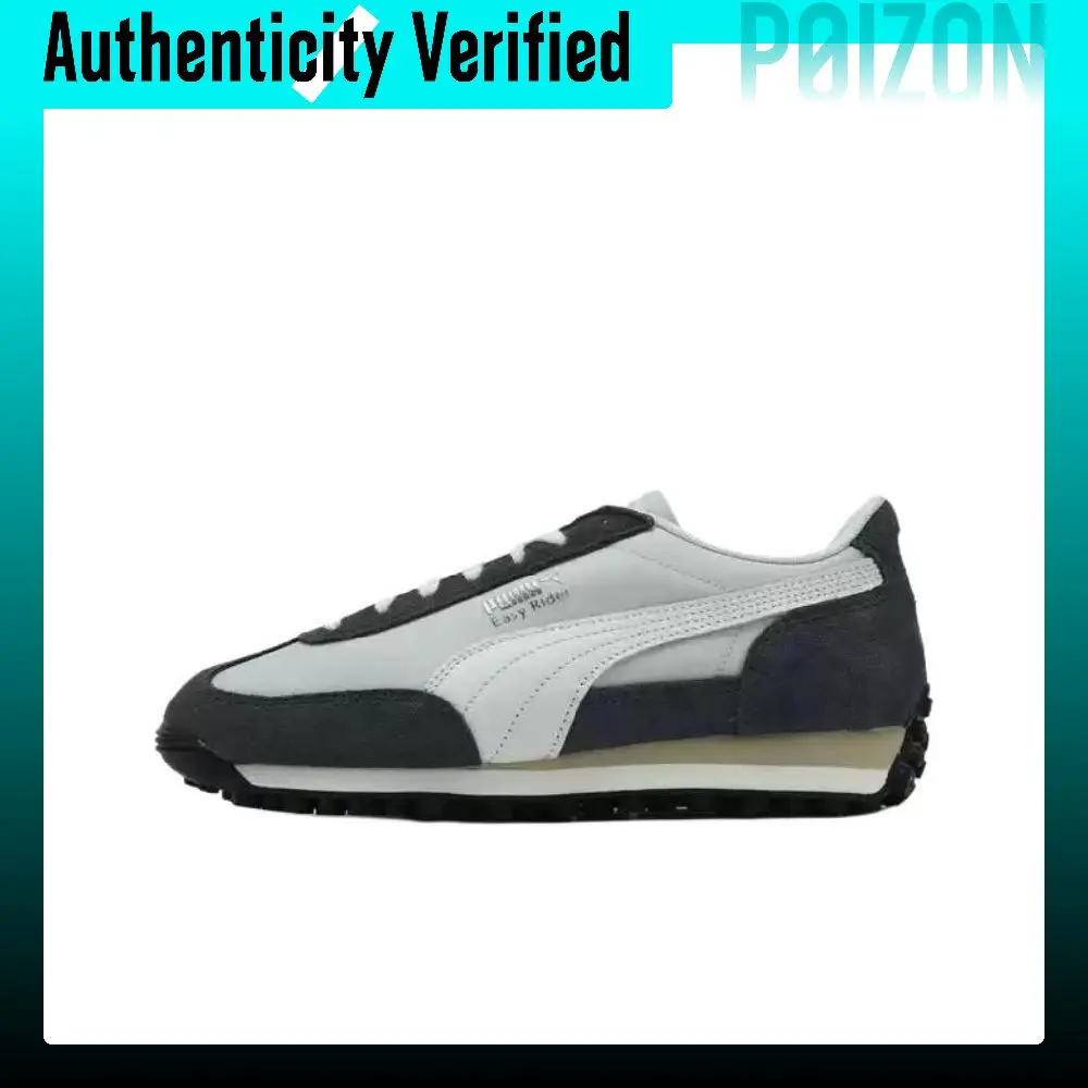 PUMA Easy Rider Abrasion Resistant Low top Casual Shoes Unisex Black Gray 400827-02