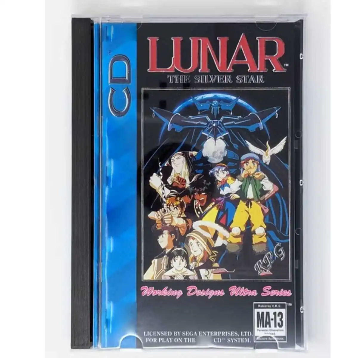 

segacd Copy Disc Game Lunar Silver Star Unlock Segacd Console Game Optical Drive Retro Video Game Direct Read Game Parts