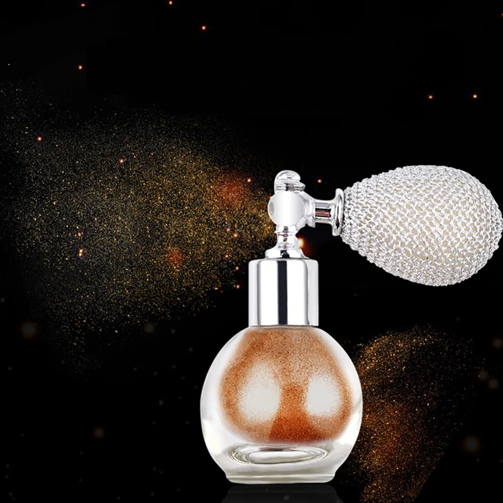 

4Pcs Body Glitter Spray Highlighter Powder Shimmer Sparkle for Women Hair Face Makeup Portable Lightweight Smooth Application