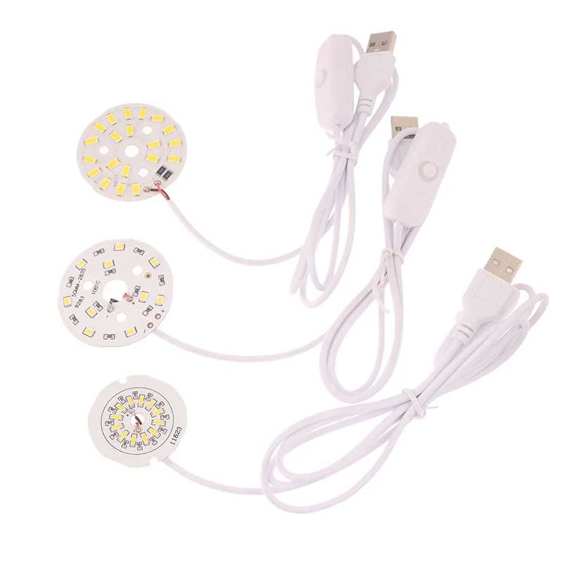 1 قطعة 1.5 متر طول الخط DC5V LED رقائق SMD5730 LED مصباح USB 3 واط ضوء مجلس الضوء الأبيض الدافئ مع كابل التبديل تشغيل/إيقاف