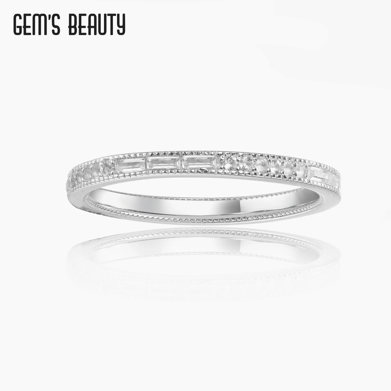 

Gem's Beauty 925 Sterling Silver For Women Wedding Band Simulant Diamond Halo Proposal Rings Handmade Engagement Jewelry Rings